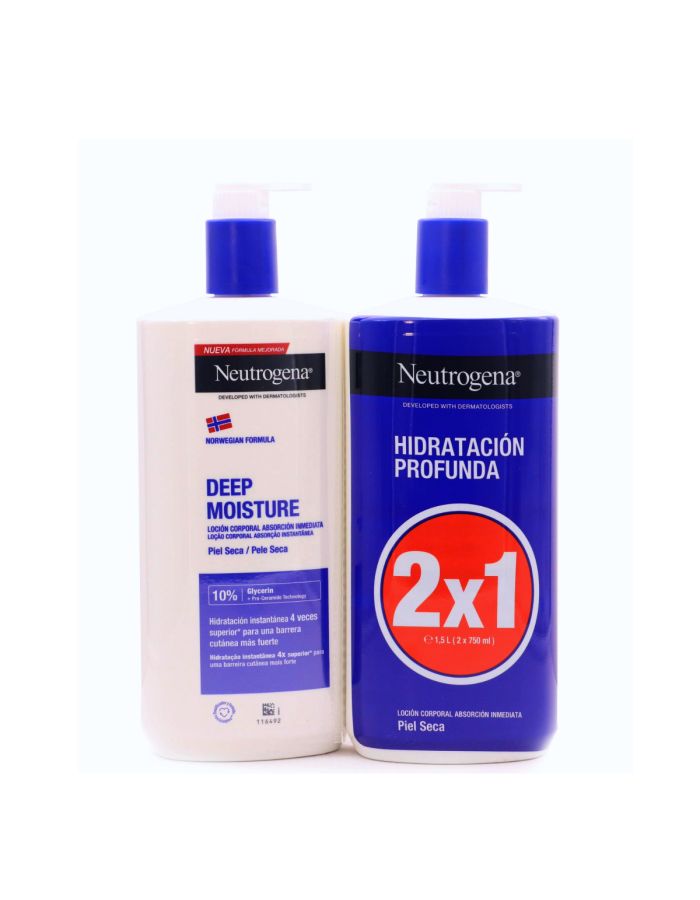 Neutrogena Loción Absorción Rápida 2x750ml