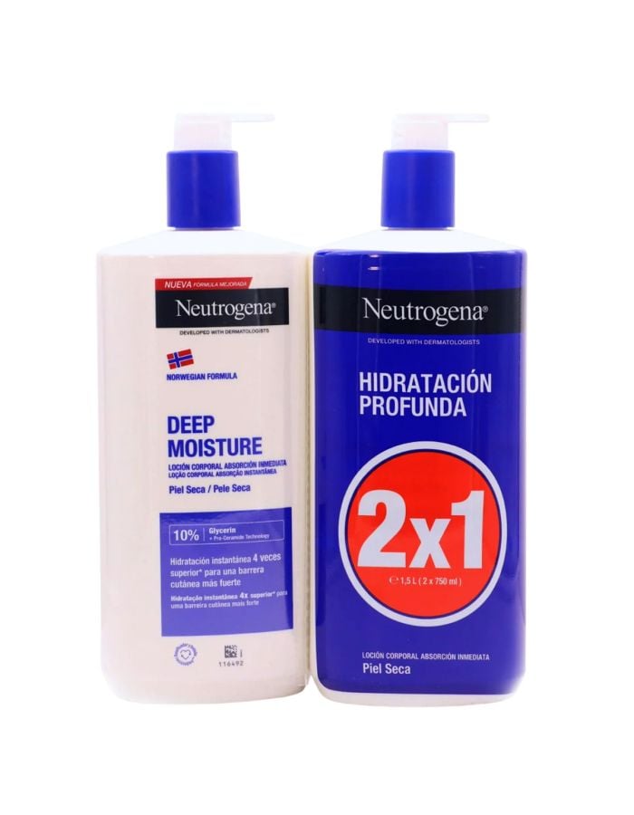 Neutrogena Loción Absorción Rápida 2x750ml