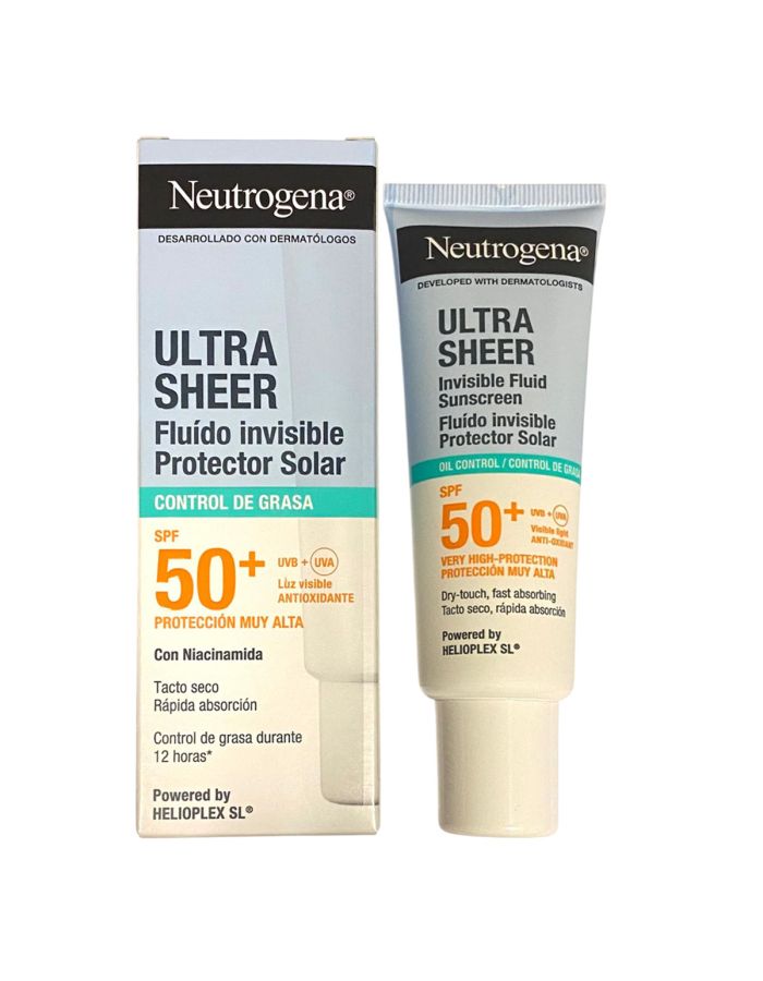 Neutrogena Ultra Sheer Fluido Invisible Control de Grasa SPF50+ 50ml