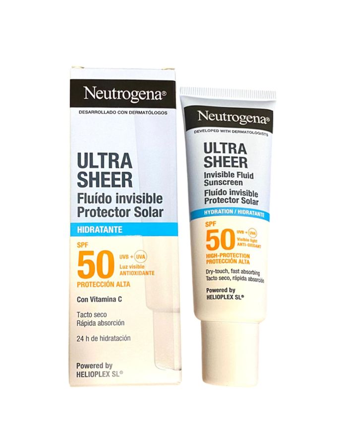Neutrogena Ultra Sheer Fluido Invisible Hidratante SPF50 50ml