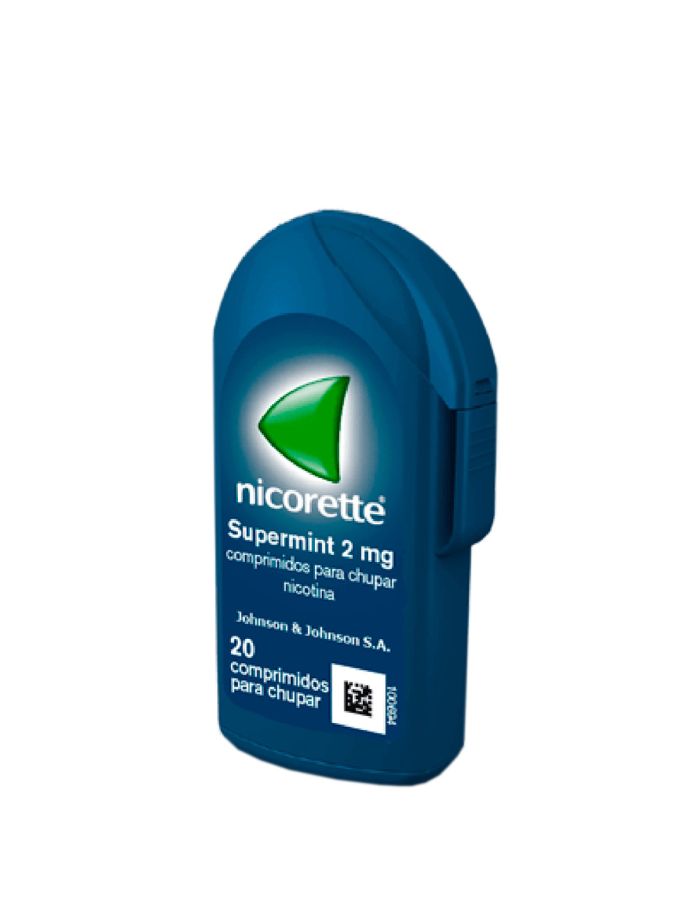 Nicorette Supermint 2 mg 20 Comprimidos para Chupar