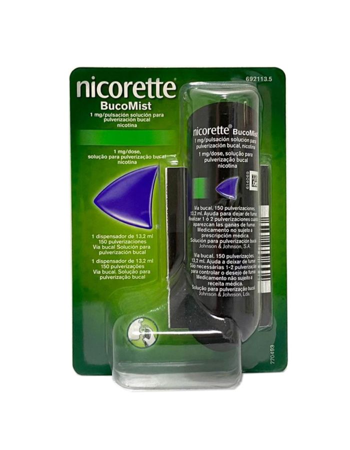 Nicorette BucoMist Spray 150 Pulverizaciones Sabor Menta