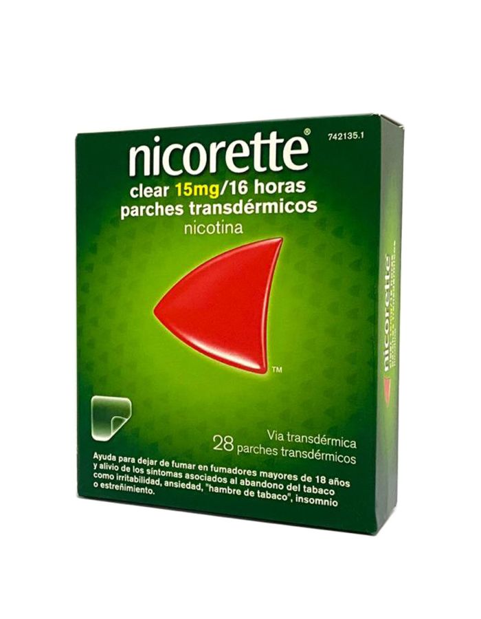 Nicorette Clear 15 mg/ 16 horas 28 Parches