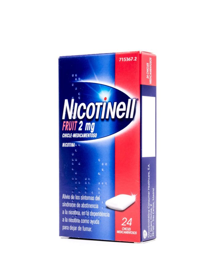 Nicotinell Fruit 2 mg 24 Chicles Medicamentosos-1