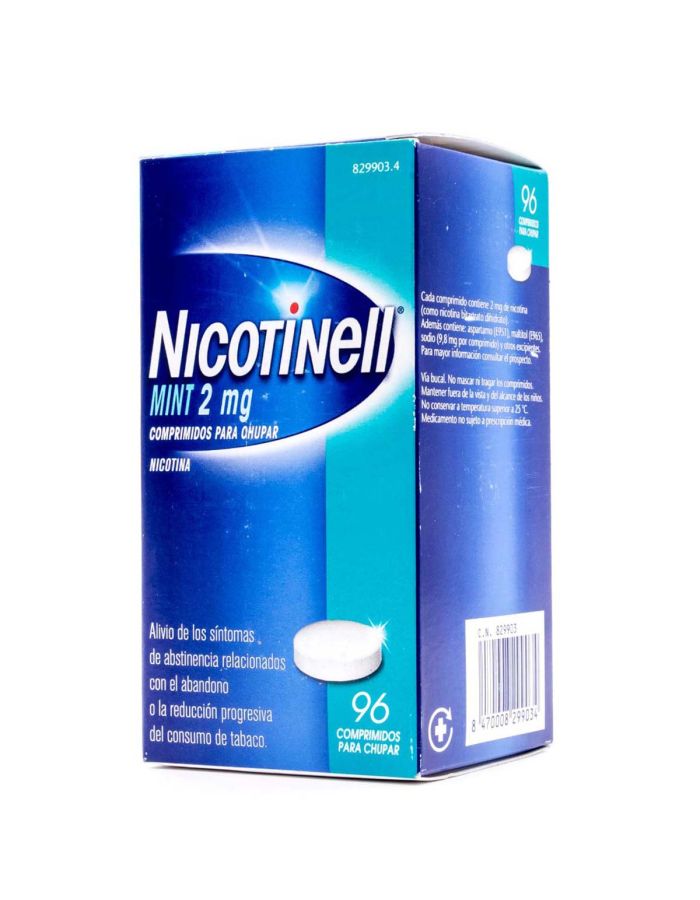 Nicotinell Mint 2 mg 96 Comprimidos para Chupar