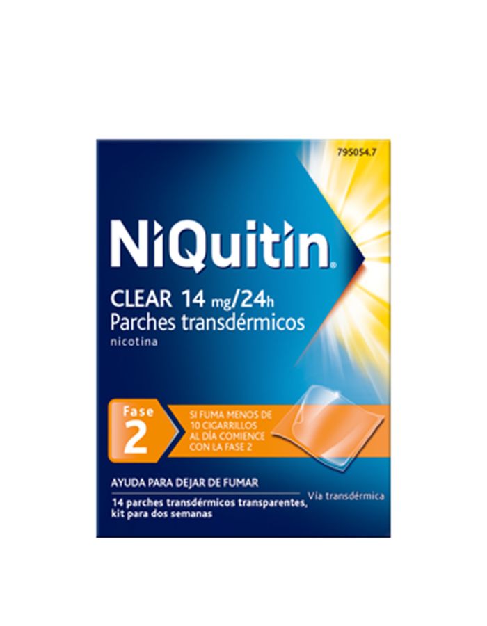 NiQuitin Clear 14 mg/24 horas 14 Parches Transdérmicos