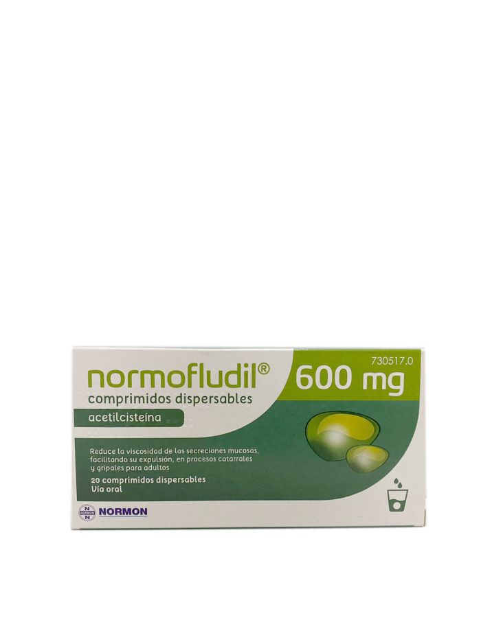 Normofludil 600mg 20 Comprimidos Dispersables