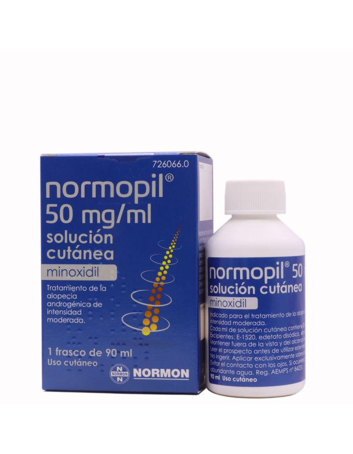 Normopil 50mg/ml Solución Cutánea 1 Frasco 90ml 