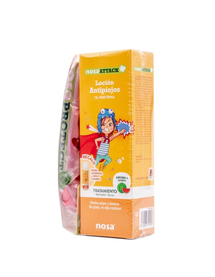 NosaAttack  Loción Antipiojos 1% Piretrina 150ml