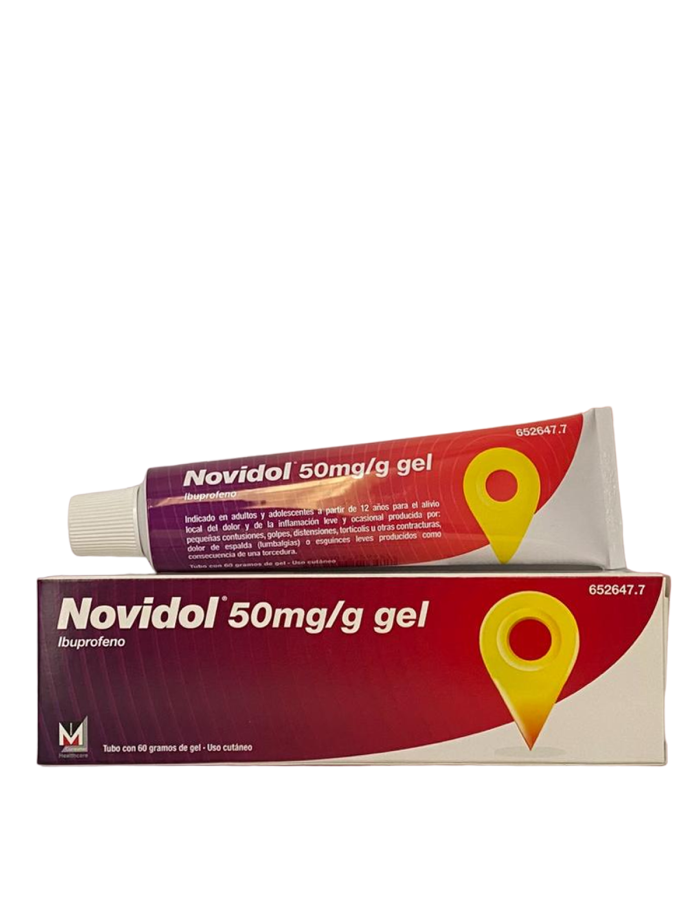 Novidol 50 mg/g gel 60 gramos