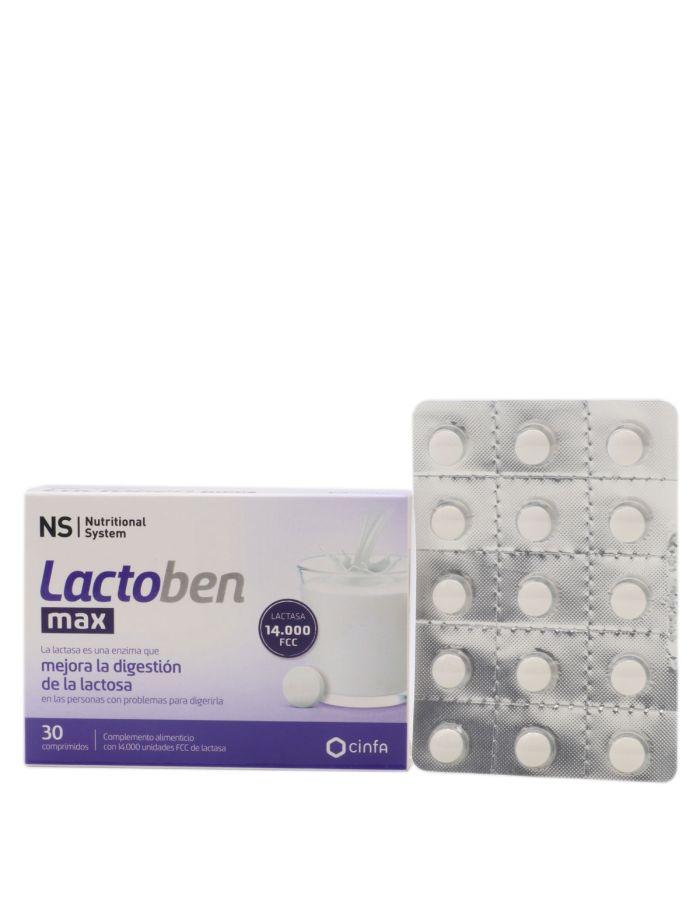 Lactoben Max 30 Comprimidos NS Lactasa