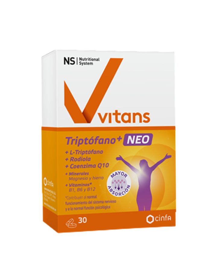 NS Vitans Triptófano+Neo 30 Comprimídos