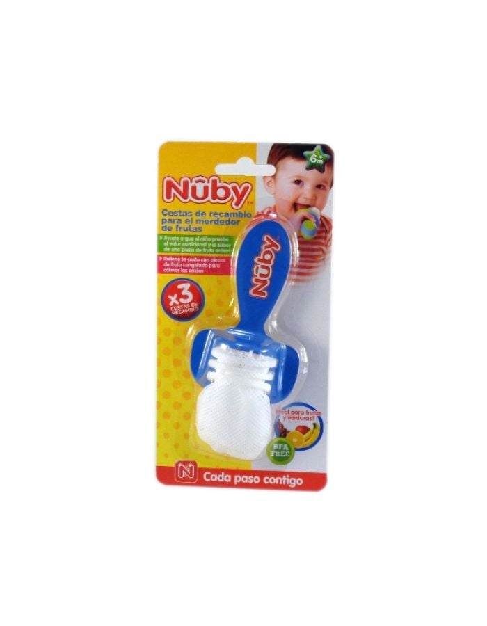 Nuby Recambios para Cesta Mordedor 3 Recambios