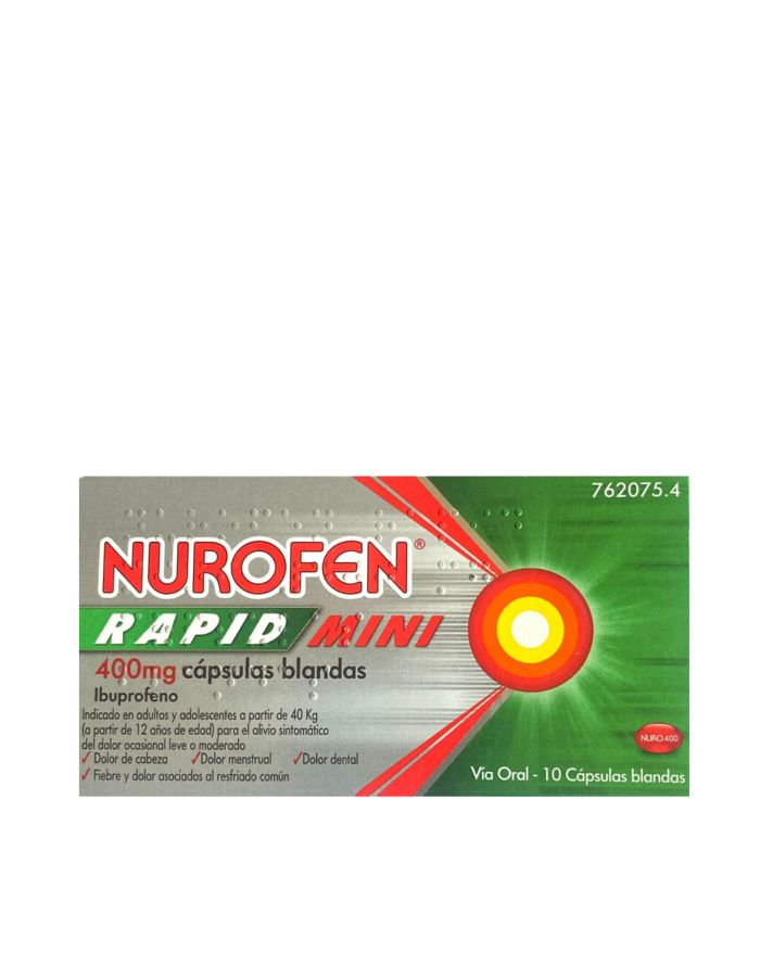 Nurofen Rapid Mini 400mg 10 Cápsulas
