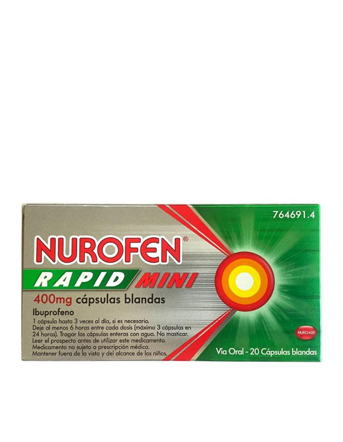Nurofen Rapid Mini 400mg 20 Cápsulas