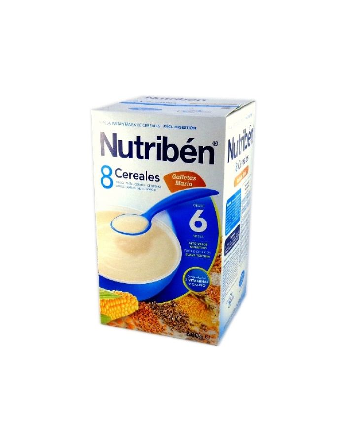 Nutribén 8 Cereales Galletas María 600g