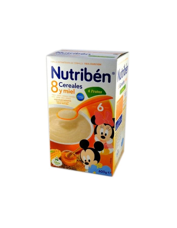 Nutribén 8 Cereales y Miel 4 Frutas 600g