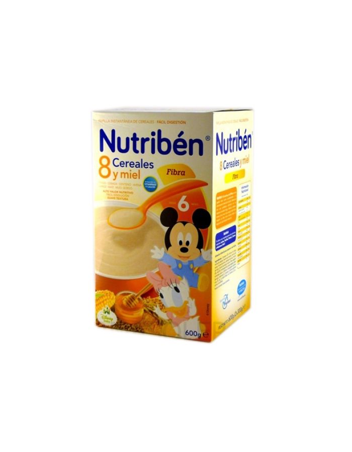 Nutribén 8 Cereales y Miel Fibra 600g