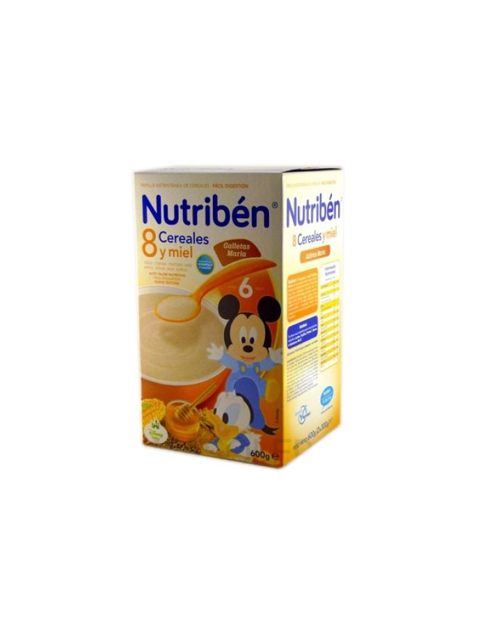 Nutribén 8 Cereales y Miel Galletas María 600g