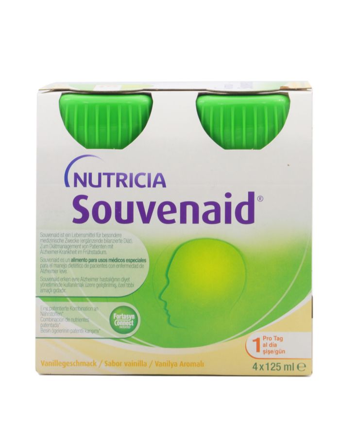 Nutricia Souvenaid Vainilla 4 Botellas x 125ml