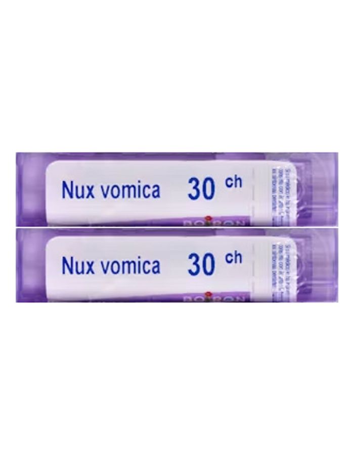 Nux Vomica 30 CH Glóbulos DT 4g Boiron Doble Tubo