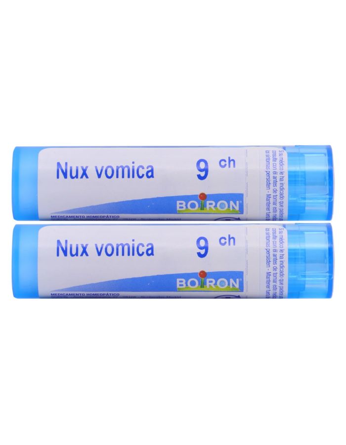 Nux Vomica 9 CH Glóbulos DT 4g Boiron Doble Tubo