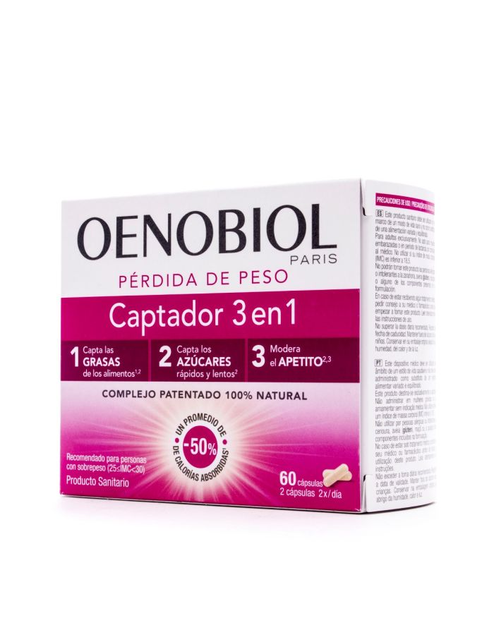 Oenobiol Captador 3 en 1 60 cápsulas