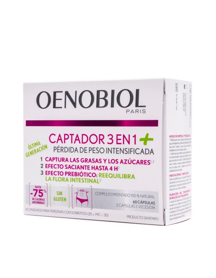 Oenobiol Captador 3 en 1+ 60 Cápsulas