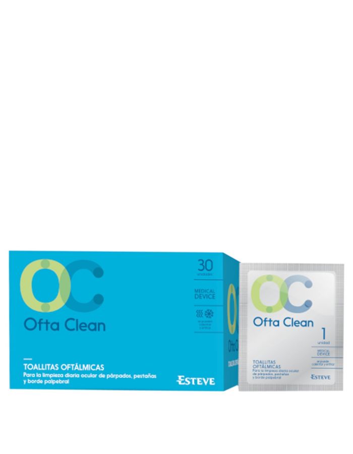 Oftaclean Toallitas Oftálmicas 30 Unidades para Frío o Calor