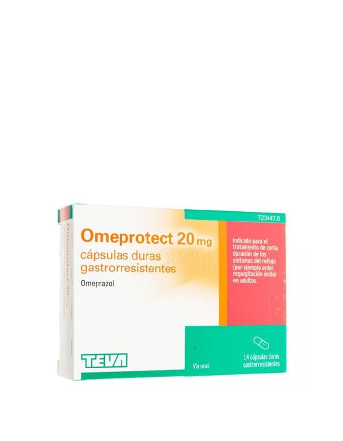 Omeprotect 20mg 14 Cápsulas Gastrorresistentes Blister