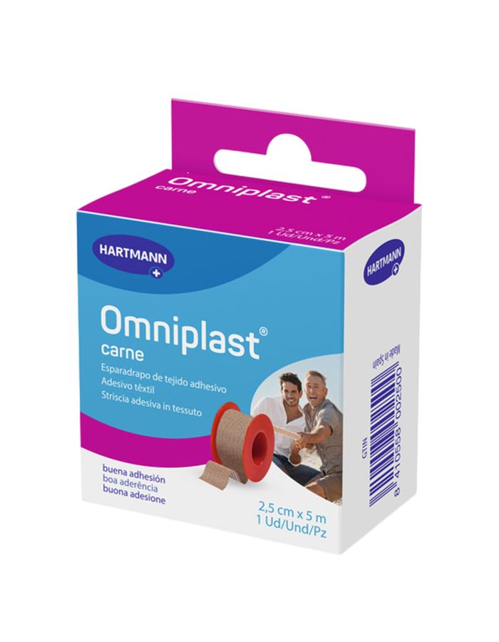 Omniplast Esparadrapo Tela Color 2,5 cm x 5 m