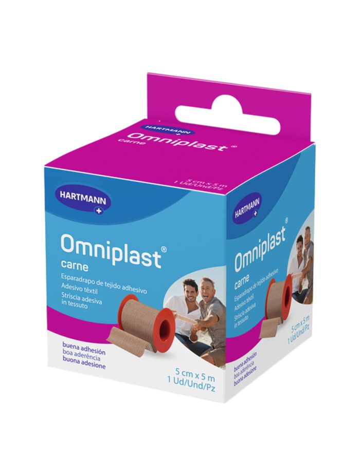 Omniplast Esparadrapo Tela Color 5 cm x 5 m  