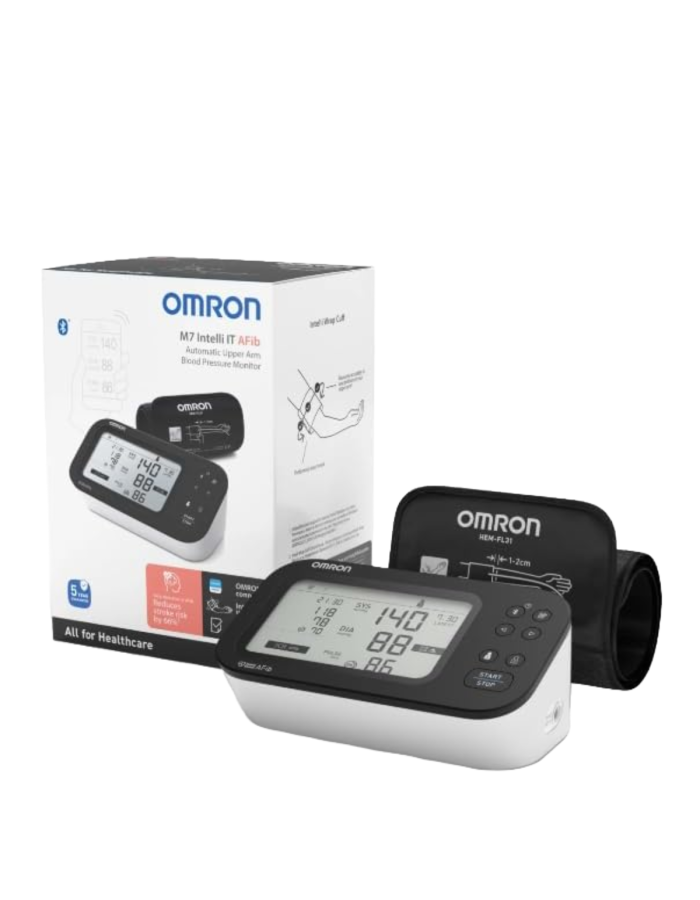 Omron M7 Intelli IT Tensiómetro de Brazo AFib