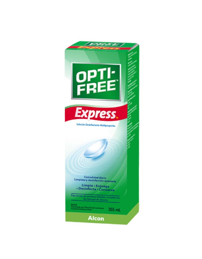 Opti Free Express Solución Única Lentes de Contacto 335ml