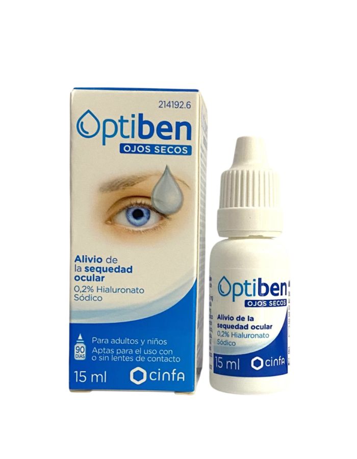 Optiben Ojos Secos Colirio 15ml