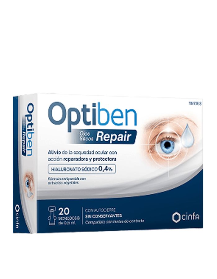 Optiben Ojos Secos Repair 20 Monodosis 