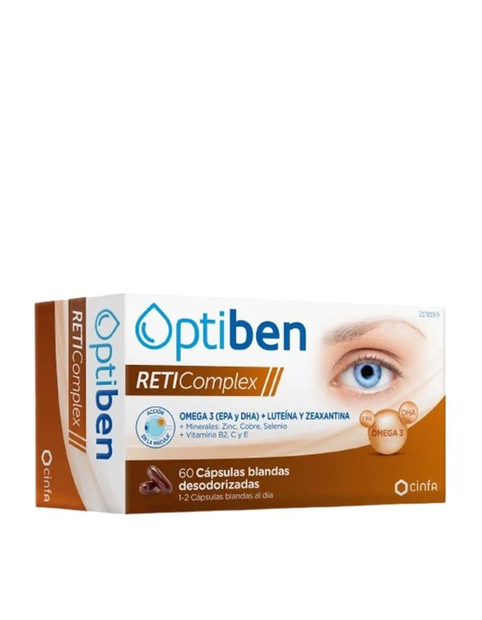 Optiben RETiComplex 60 Cápsulas Blandas