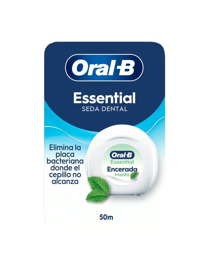 Oral B Essential Seda Dental Encerada Menta 50m