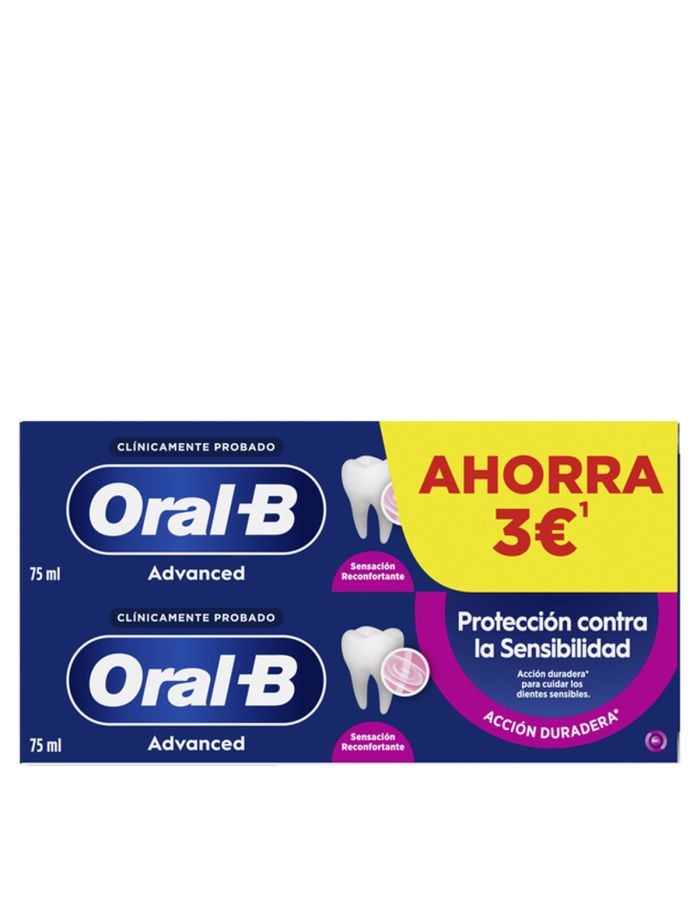 Oral B Advanced Protección Contra la Sensibilidad 75ml x 2 Duplo 
