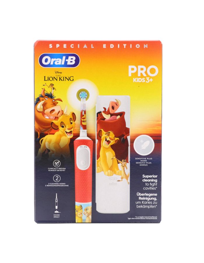Oral B Cepillo Eléctrico Niños El Rey León Kids 3A+ con Estuche