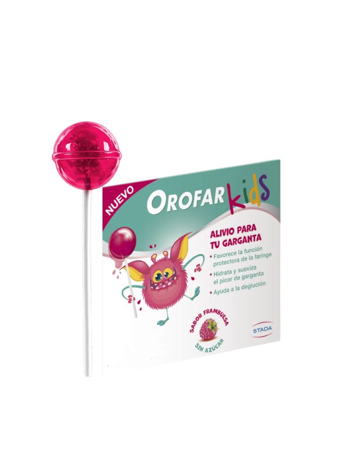 Orofar Kids 1 Piruleta Sabor Frambuesa