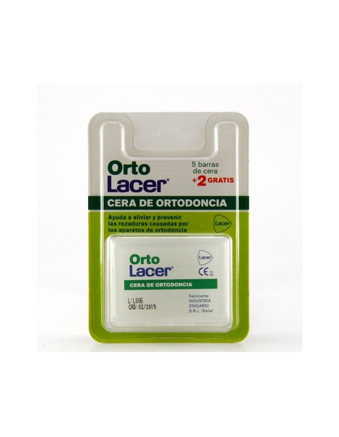 OrtoLacer Cera de Ortodoncia 5 Barras de Cera + 2 Gratis