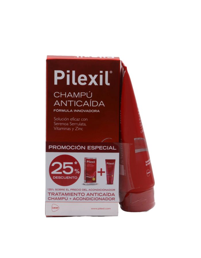 Pilexil Champú Anticaída 500ml + Acondicionador 200ml                                               