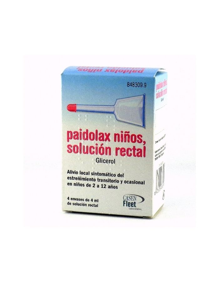 Paidolax Niños Solución Rectal 4 Aplicadores 