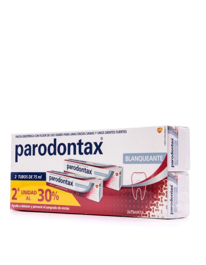 Parodontax Blanqueante Pasta Dental 2x75ml 2ªUd 30%Dto