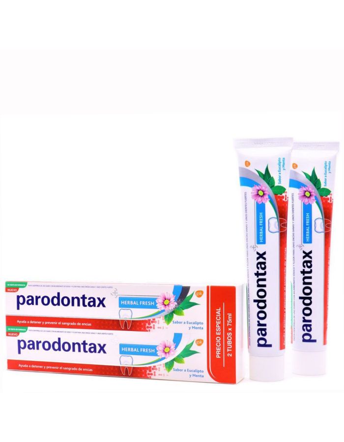 Parodontax Herbal Fresh Pasta Dental Eucalipto y Menta 75ml x 2 Duplo