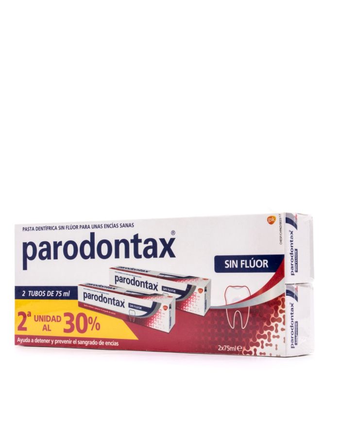 Parodontax Sin Fluor Pasta Dental 2x75ml 2ªUd 30%Dto