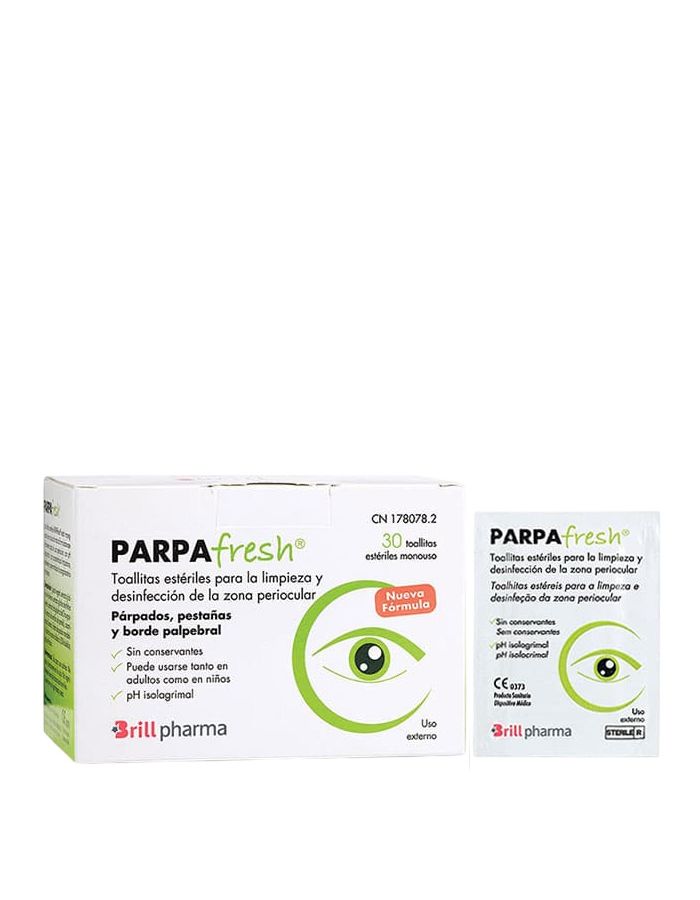 Parpafresh Toallitas Limpieza Párpados 30 Monouso 