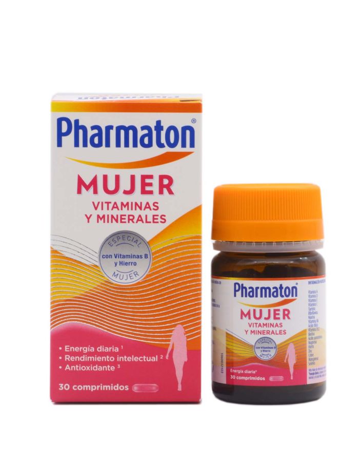 Pharmaton Mujer Vitaminas y Minerales 30 Comprimidos