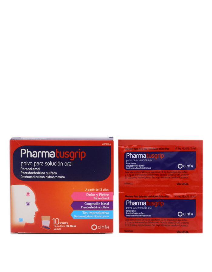 Pharmatusgrip 10 Sobres Polvo Para Solución Oral       